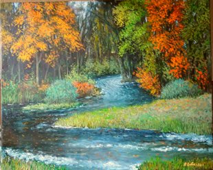 ''Rudens pali'' - a., e., 60x73 cm