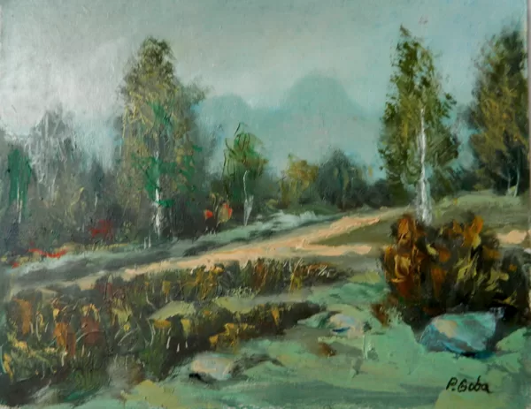 ''Ceļš uz mājām'' - 20x25 k., e. (bez rāmja)