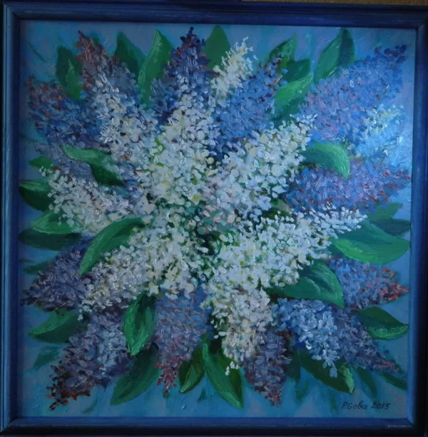 ''Ceriņi'' - 38,5x38,2  k., e. , 
