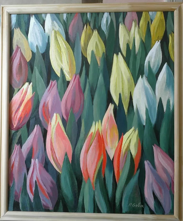 ''Tulpes'' - k.,e. 30x40
